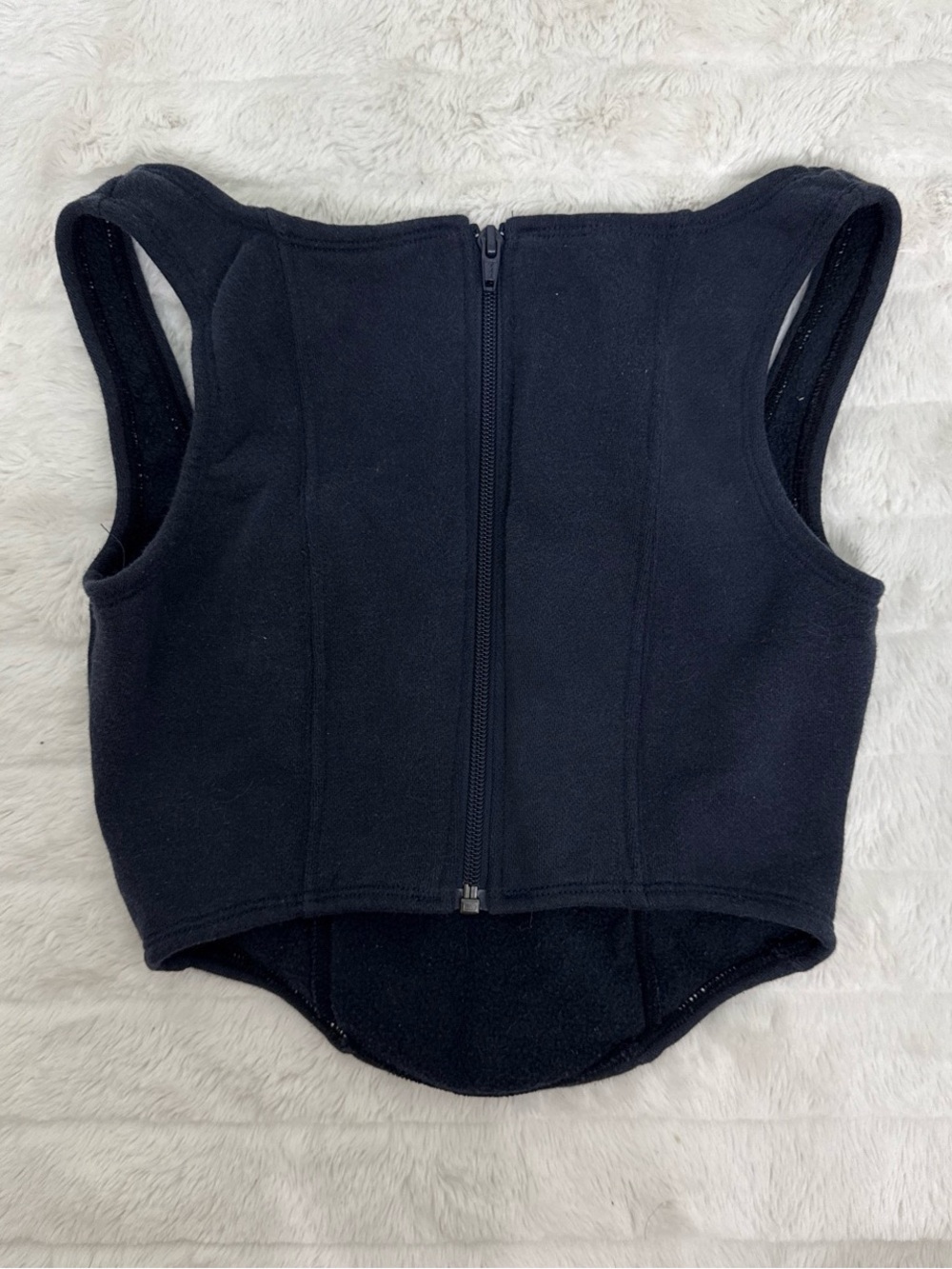 Y2K Ralph Lauren Polo Custom Corset Bustier Top Navy Blue XS - Picture 5 of 5